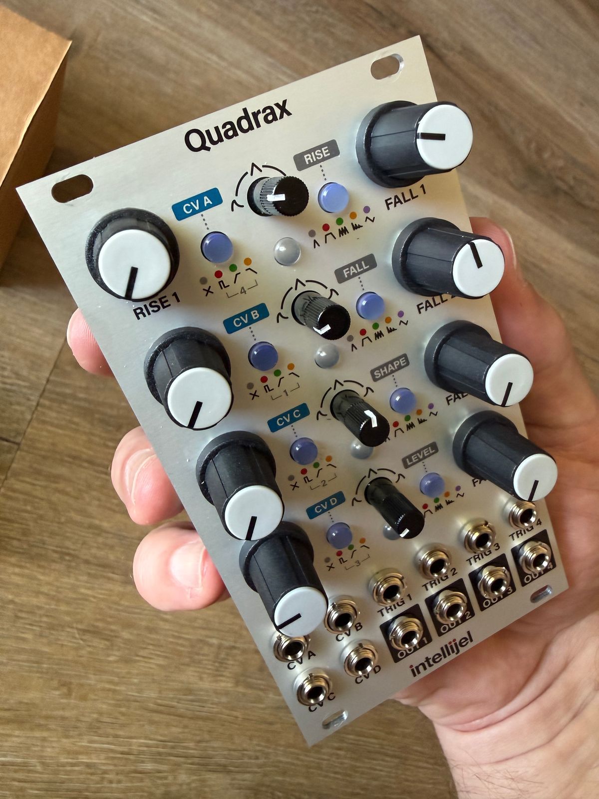 Intellijel Quadrax Quad Function Generator Eurorack Synth Module 2020 - Present - White