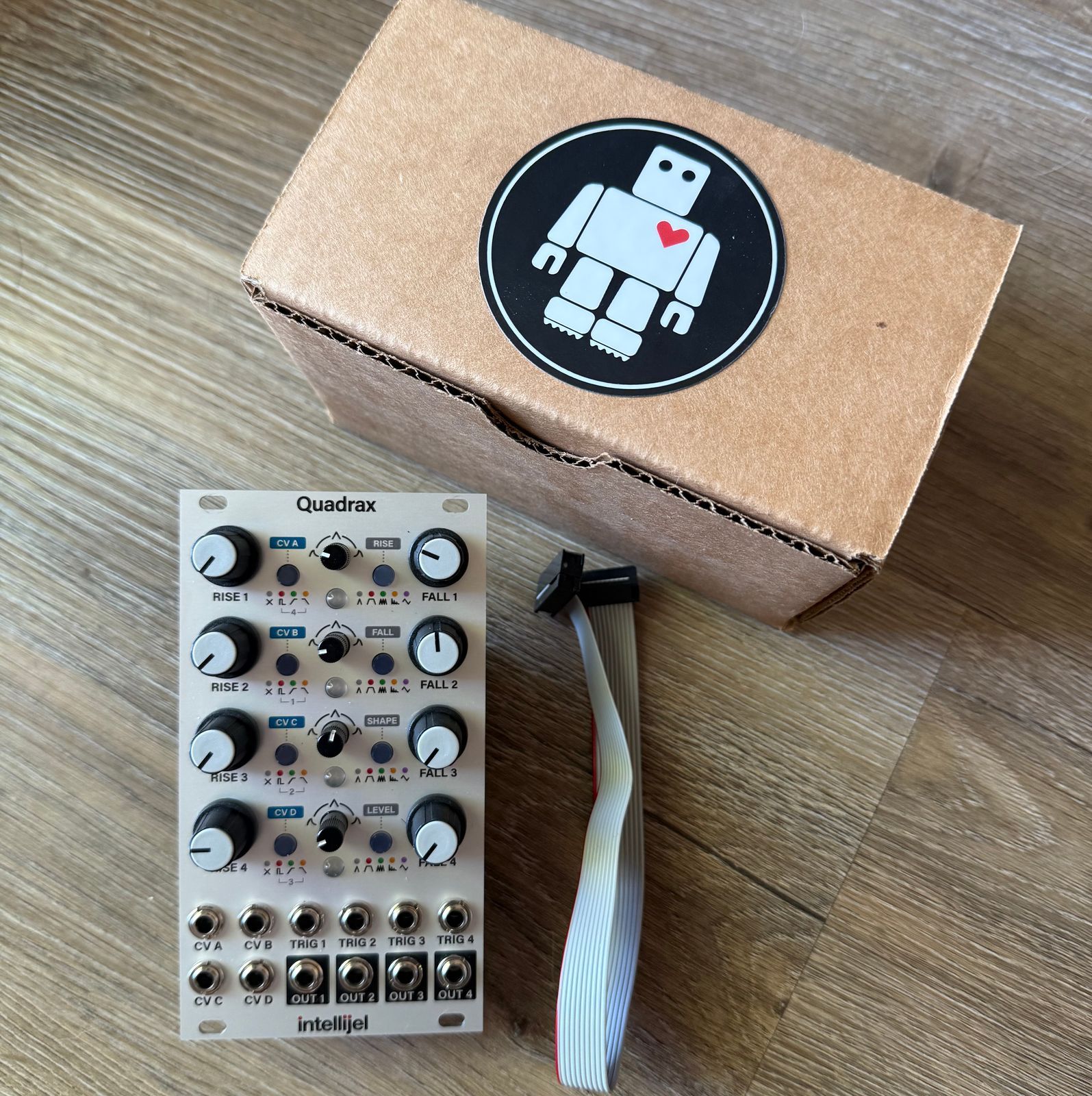 Intellijel Quadrax Quad Function Generator Eurorack Synth Module 2020 - Present - White - Image 2