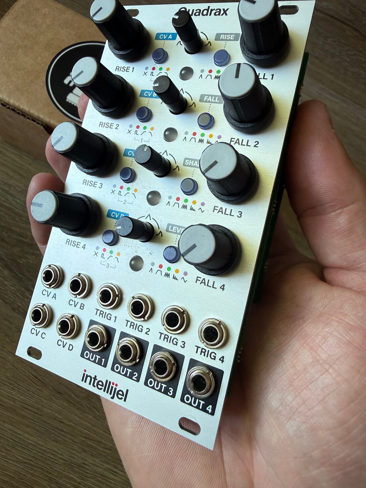 Intellijel Quadrax Quad Function Generator Eurorack Synth Module 2020 - Present - White - Image 3