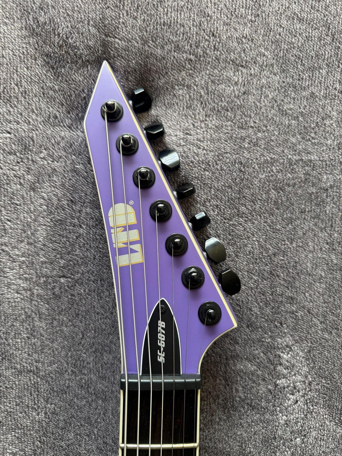 ESP LTD SC-607B Stephen Carpenter Signature 2020 - Present - Purple Satin - Image 4