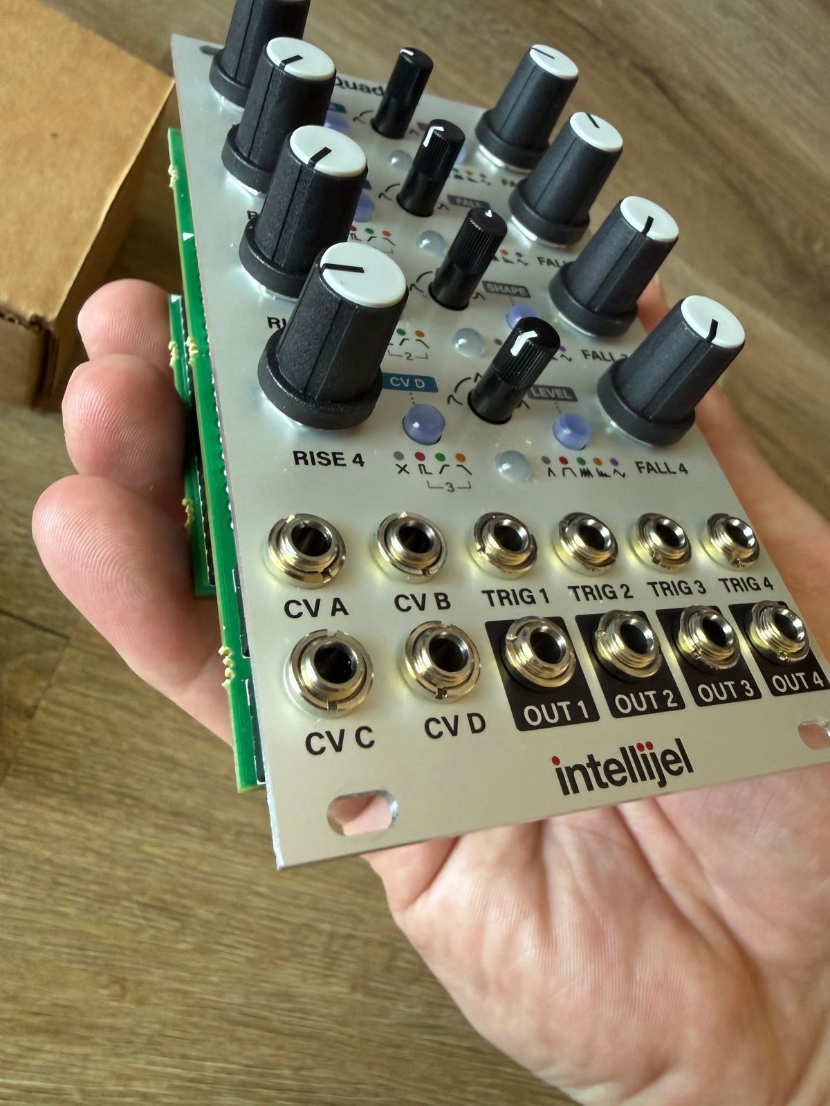 Intellijel Quadrax Quad Function Generator Eurorack Synth Module 2020 - Present - White - Image 5