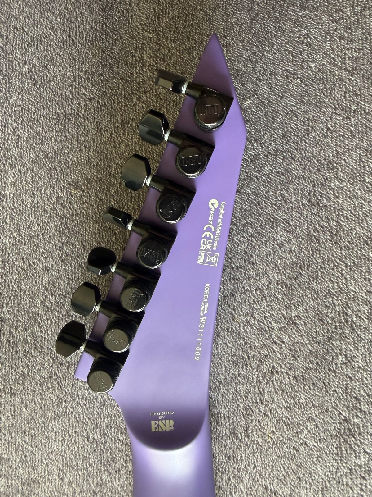 ESP LTD SC-607B Stephen Carpenter Signature 2020 - Present - Purple Satin - Image 7