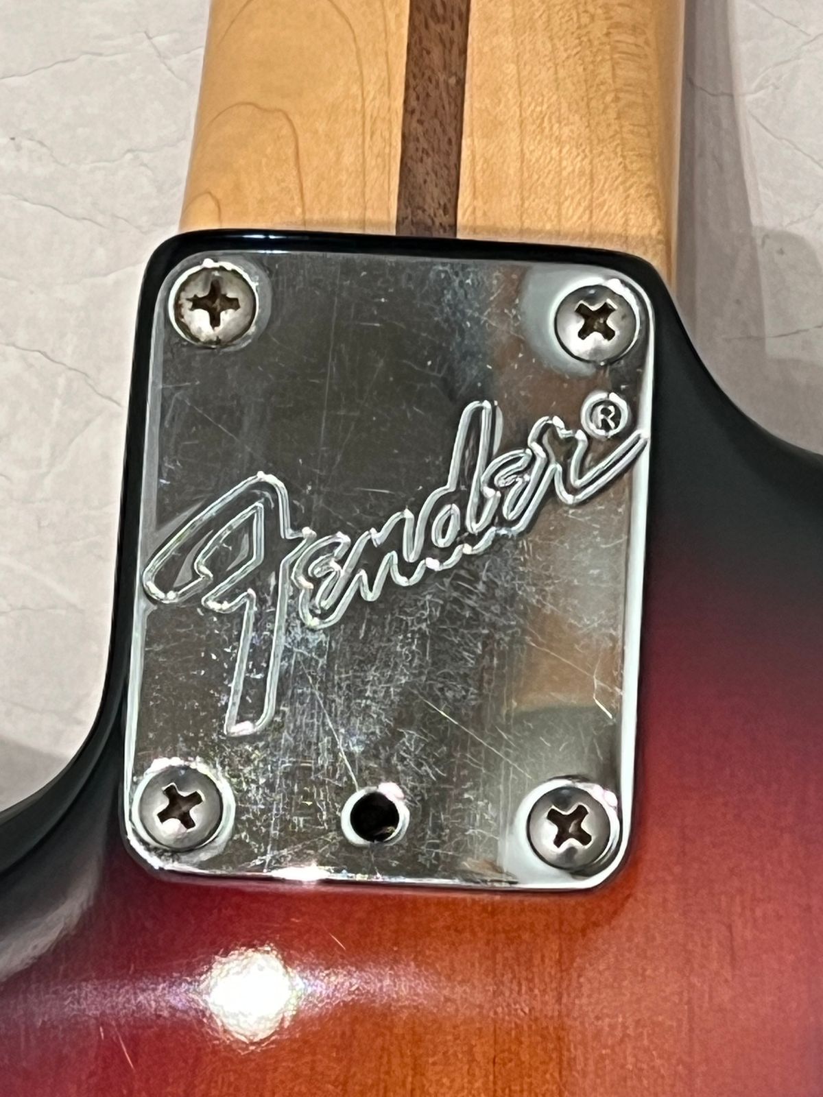 Fender Roadhouse Stratocaster with Maple Fretboard 1997 3-Color Sunburst Made in the USA - Image 9