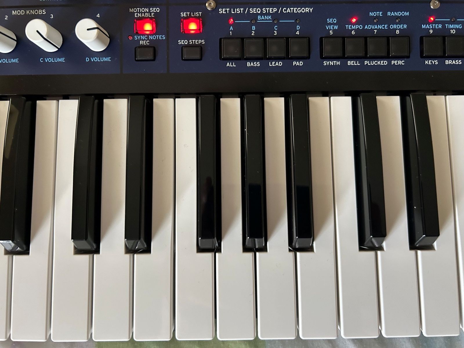 Korg Multi/Poly 37-Key Analog Modeling Synthesizer 2024 - Present - Black & Blue with Wood Sides - Image 7