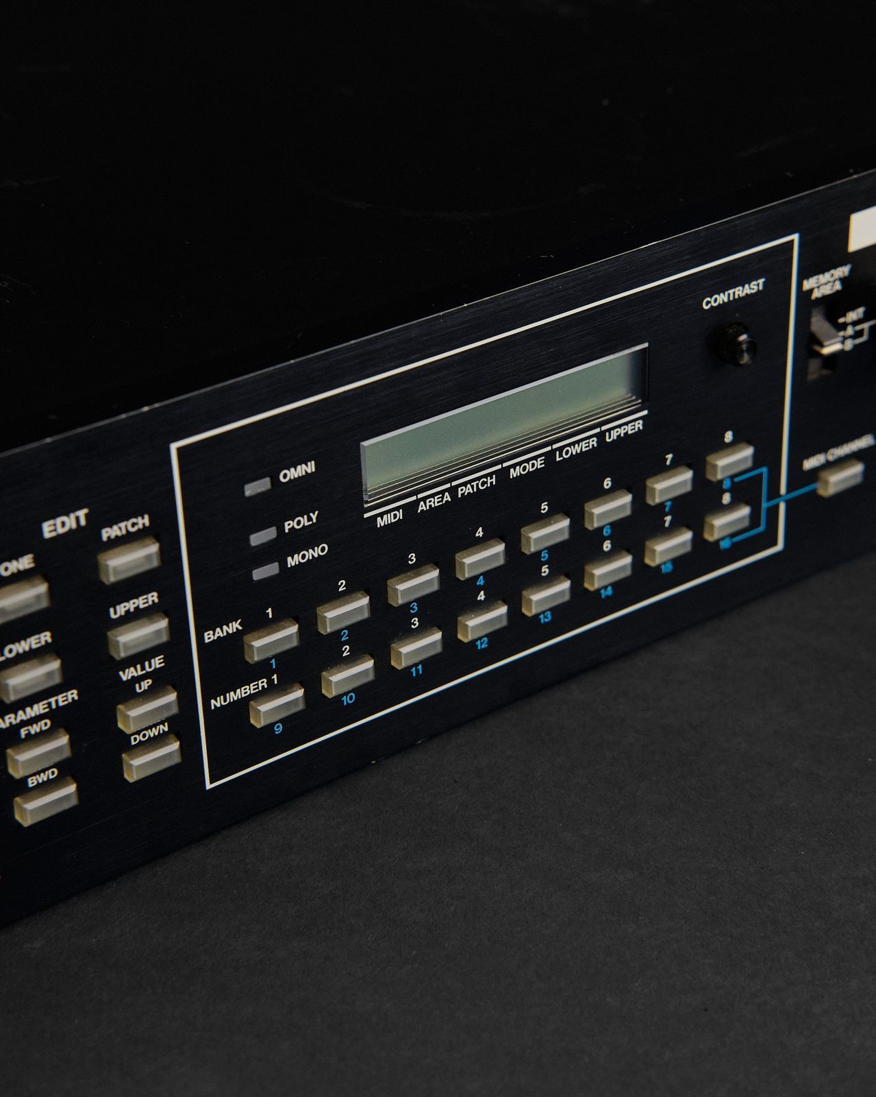 1984 Roland MKS-80 Super Jupiter Rack Mount Analog Synthesizer - Image 4