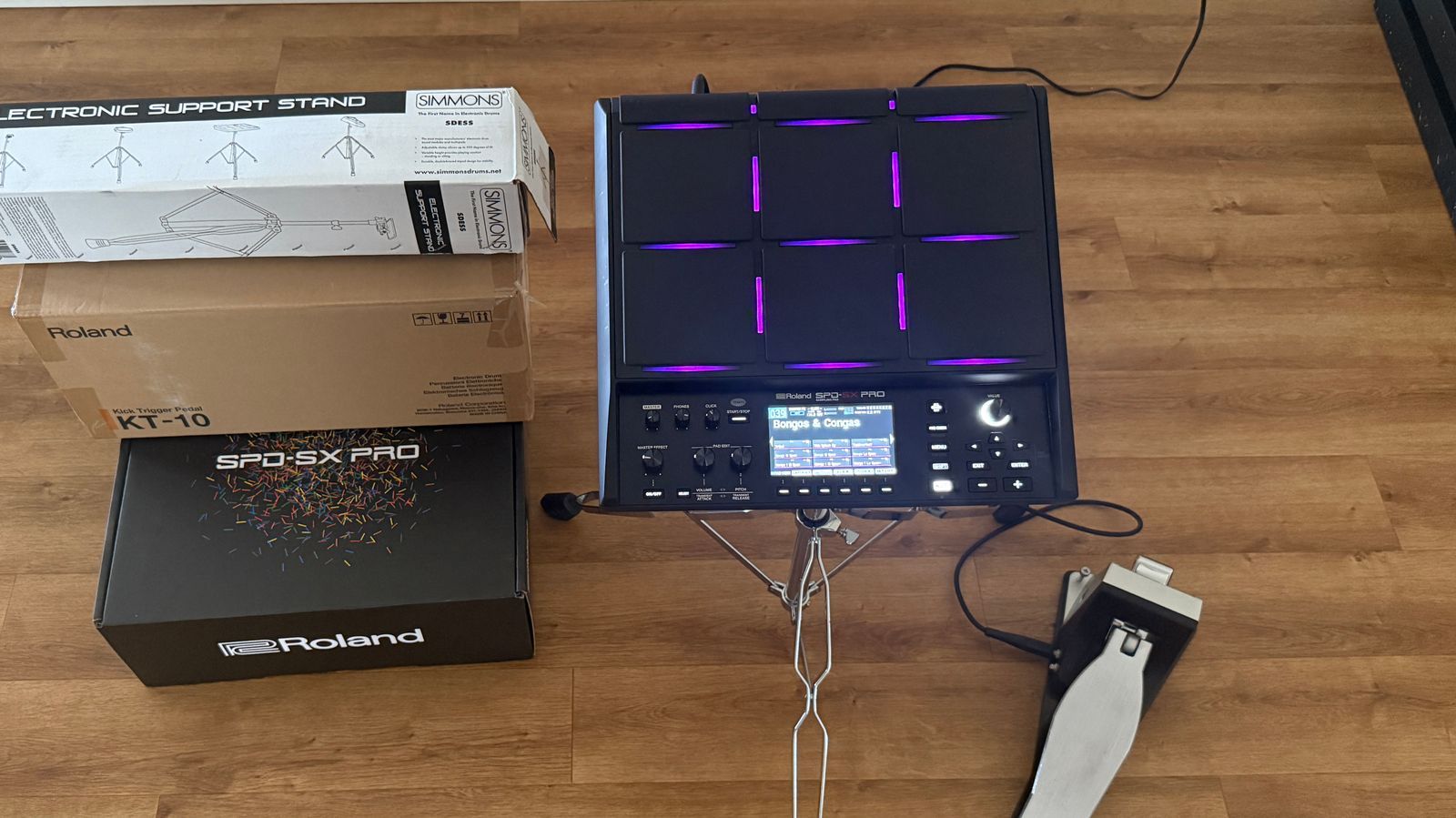 Roland SPD-SX Pro 9-Zone Digital Percussion Sampling Pad 2022 - Present - Black
