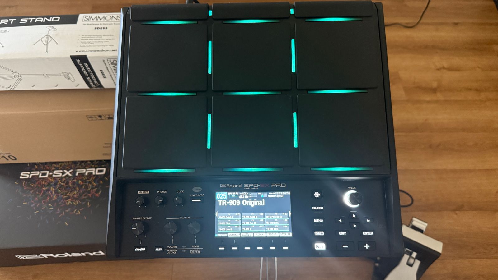 Roland SPD-SX Pro 9-Zone Digital Percussion Sampling Pad 2022 - Present - Black - Image 3