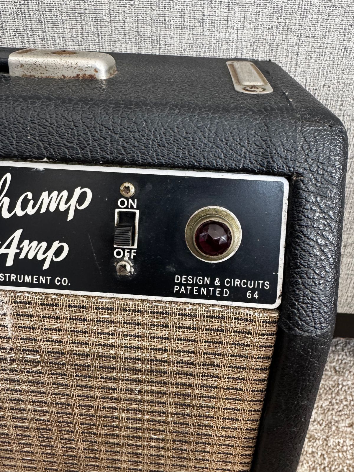 1964 Fender Vibro Champ Blackface Pre CBS - Image 5