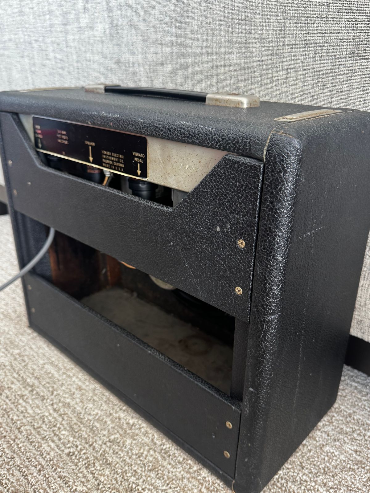 1964 Fender Vibro Champ Blackface Pre CBS - Image 7