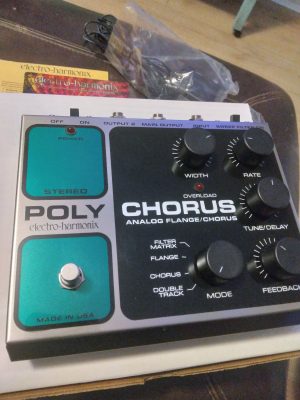 Electro-Harmonix Stereo Poly Chorus Reissue 1999 - 2010 - Black / Silver / Green