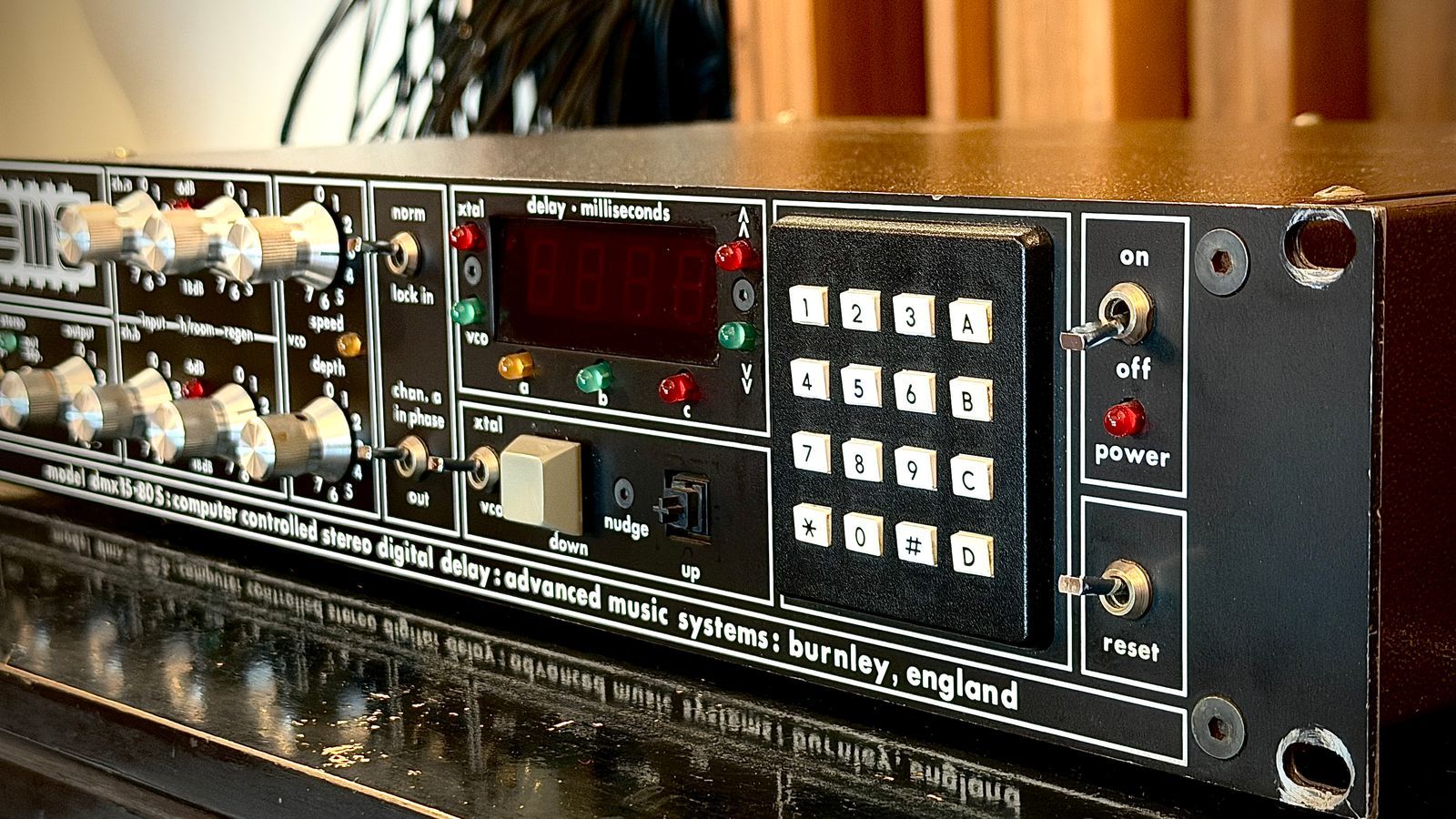 AMS Model DMX 15-80 S Computer Controlled Stereo Digital Delay 1970s - Black - Image 13
