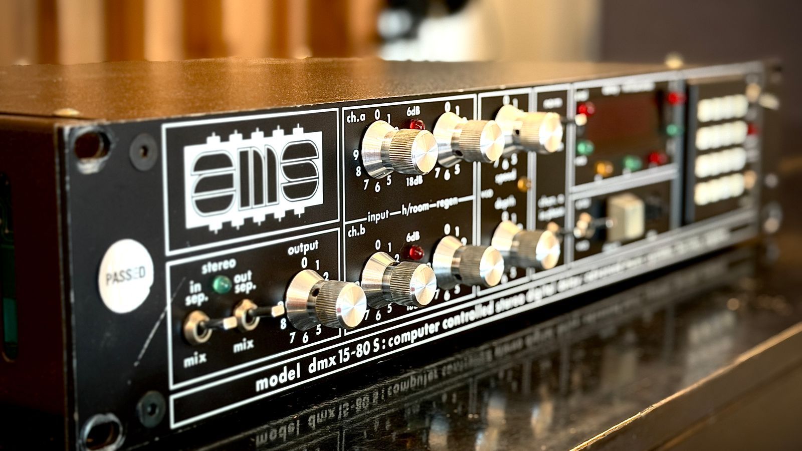 AMS Model DMX 15-80 S Computer Controlled Stereo Digital Delay 1970s - Black - Image 14