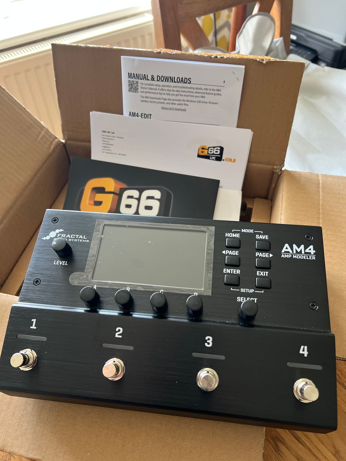 Fractal Audio AM4 - Compact Amp Modeler & Multi-FX w/ Original box & paperwork - Image 7