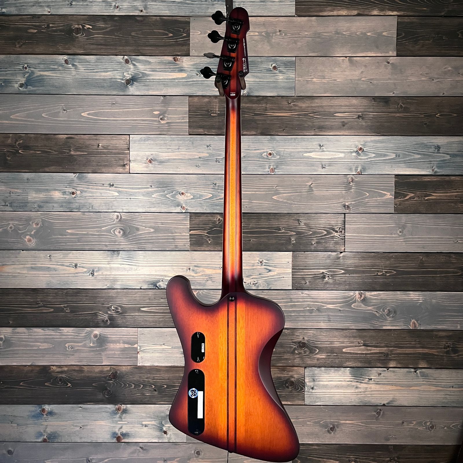 ESP LTD Phoenix-1004 Bass Guitar - Tobacco Sunburst Satin - Image 5