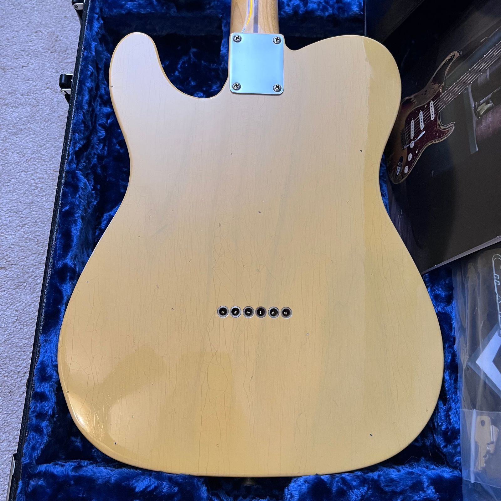 Fender Custom Shop '52 Reissue Telecaster Journeyman - Aged Nocaster Blonde Finish - Image 11