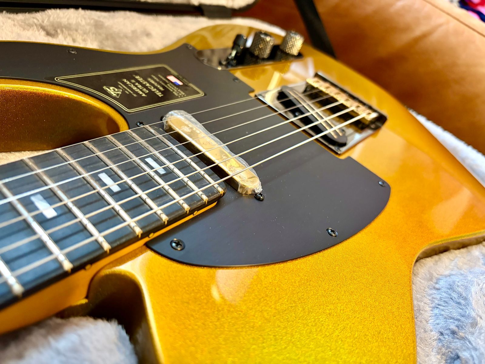 Fender 75th Anniversary American Ultra II Telecaster 2026 - Liquid Gold - Image 6