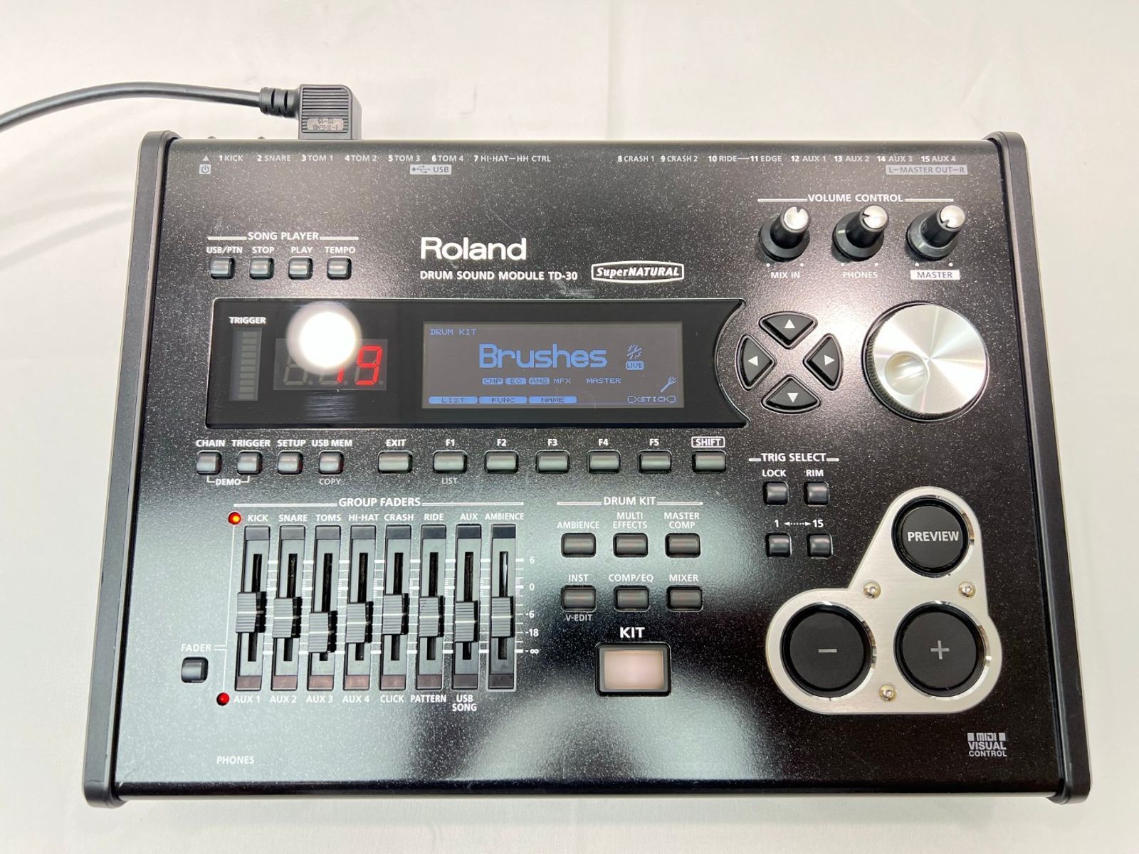Roland TD-30 Electric Drum Brain Module V-Drum TD30 - Image 8
