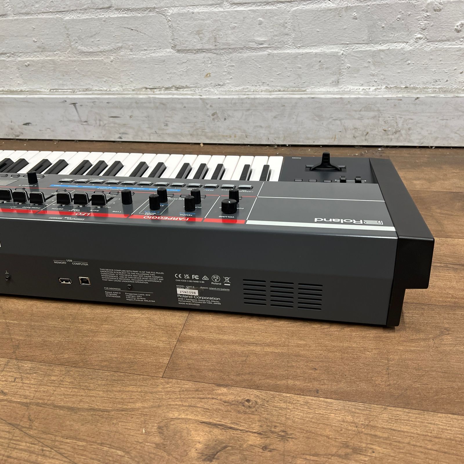 Roland JUNO X Synth; Serial No: Z5N1598 | Second Hand - Image 11