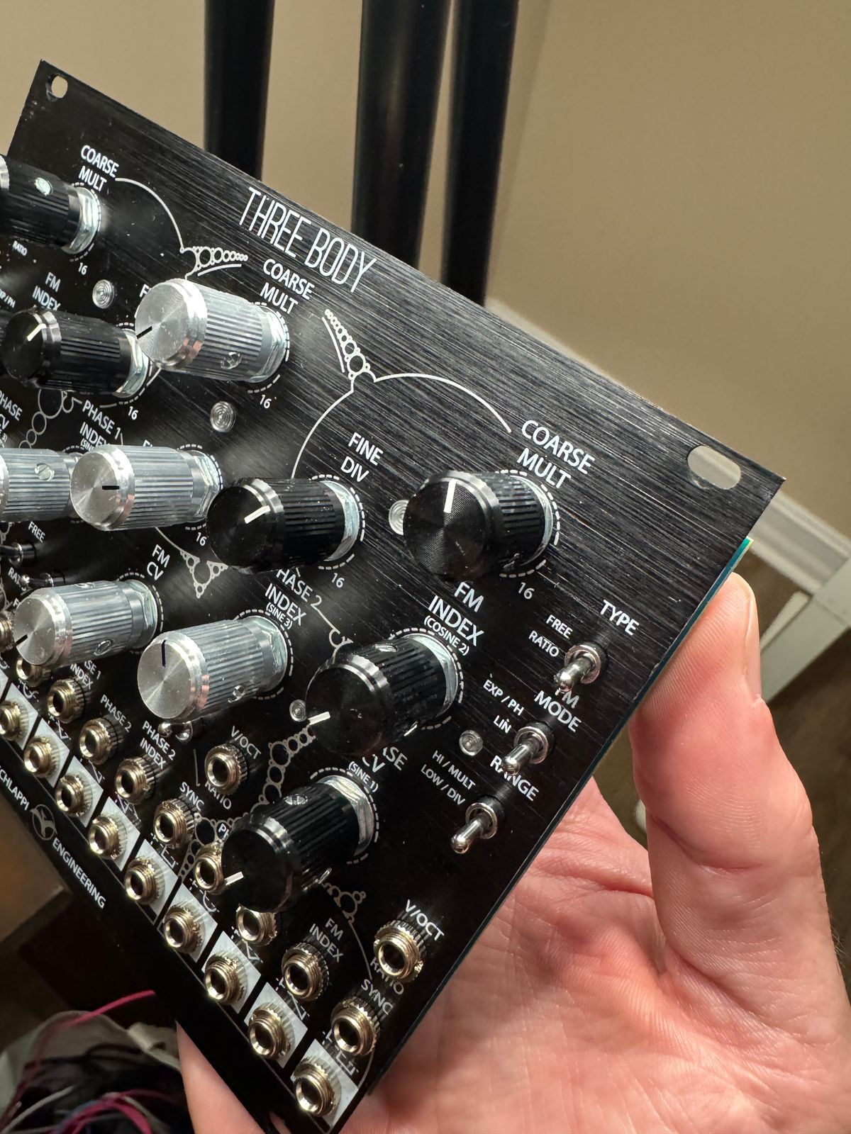 Schlappi Engineering Three Body Eurorack Triple Oscillator Black - Image 4