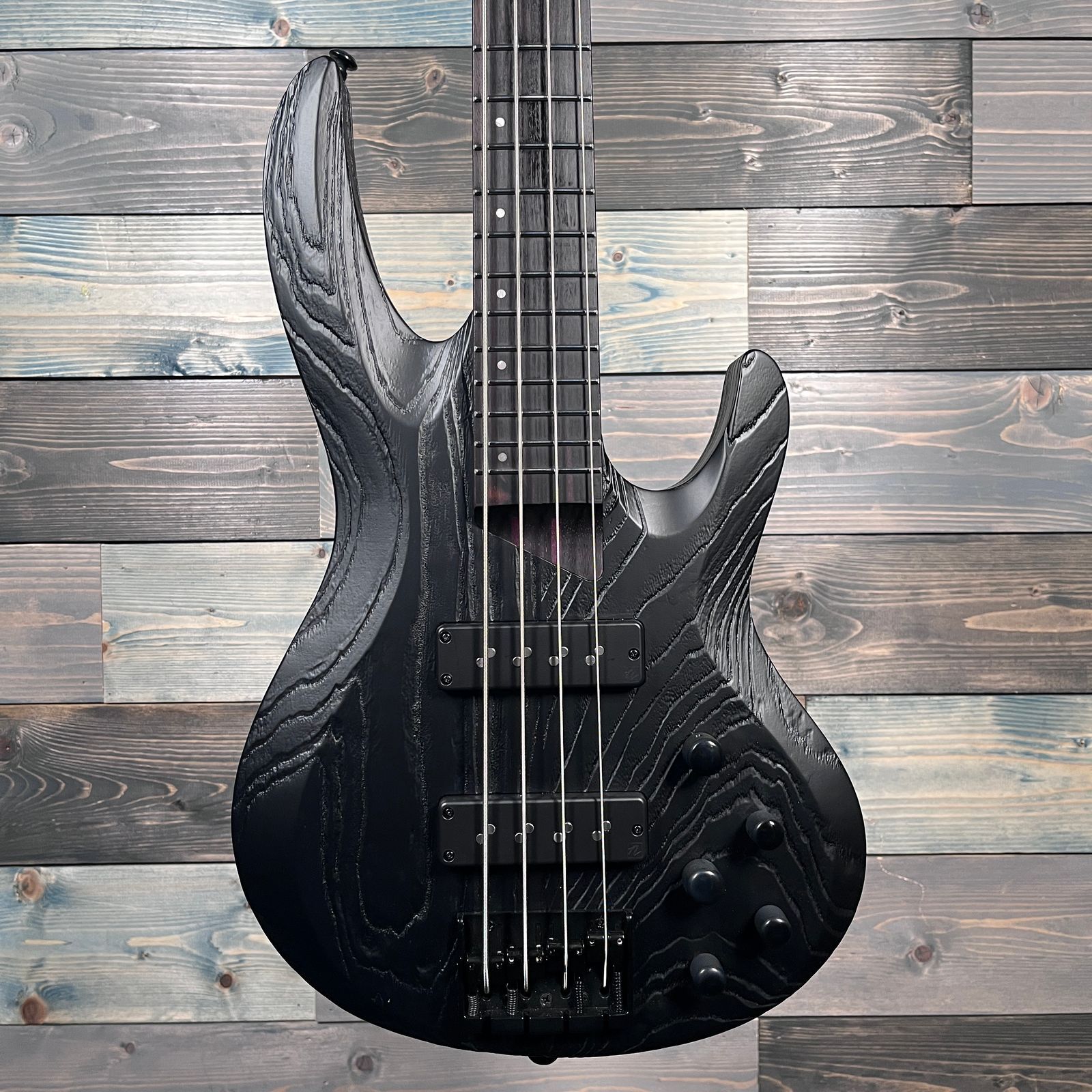 ESP LTD MLB-4 Bass Guitar - Black Blast - Image 2