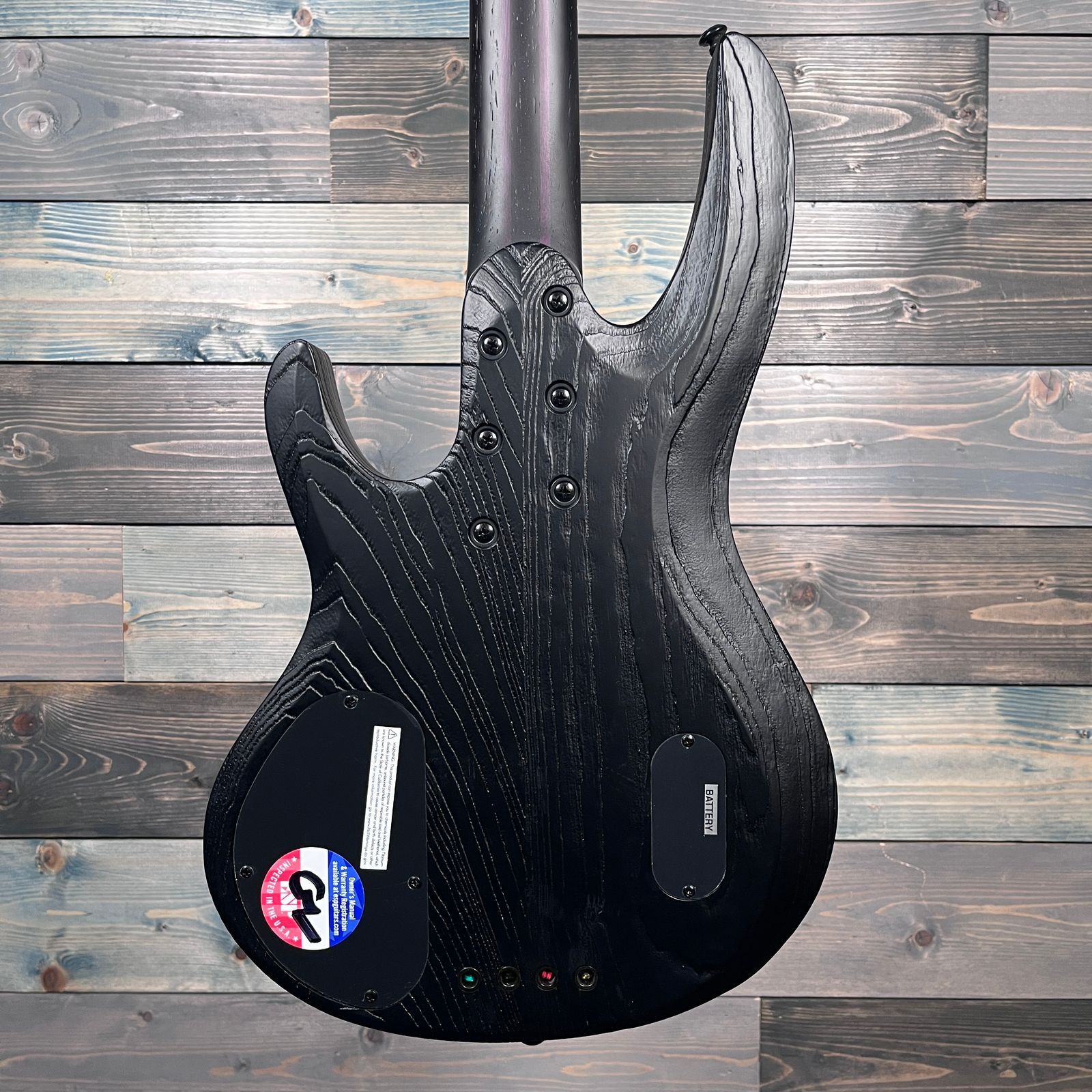 ESP LTD MLB-4 Bass Guitar - Black Blast - Image 3