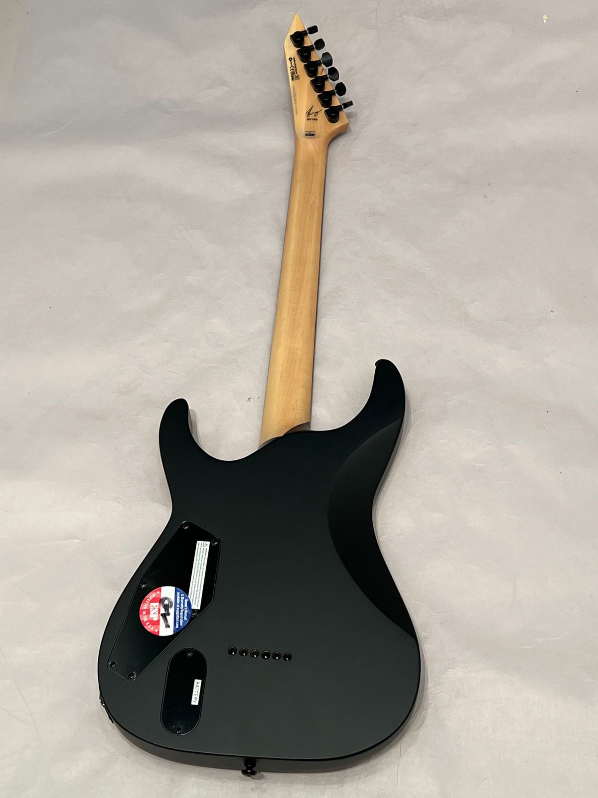 ESP LTD JL-600 Jeff Ling Signature 2024 Black Satin w Case New Overstock Closeout - Image 11