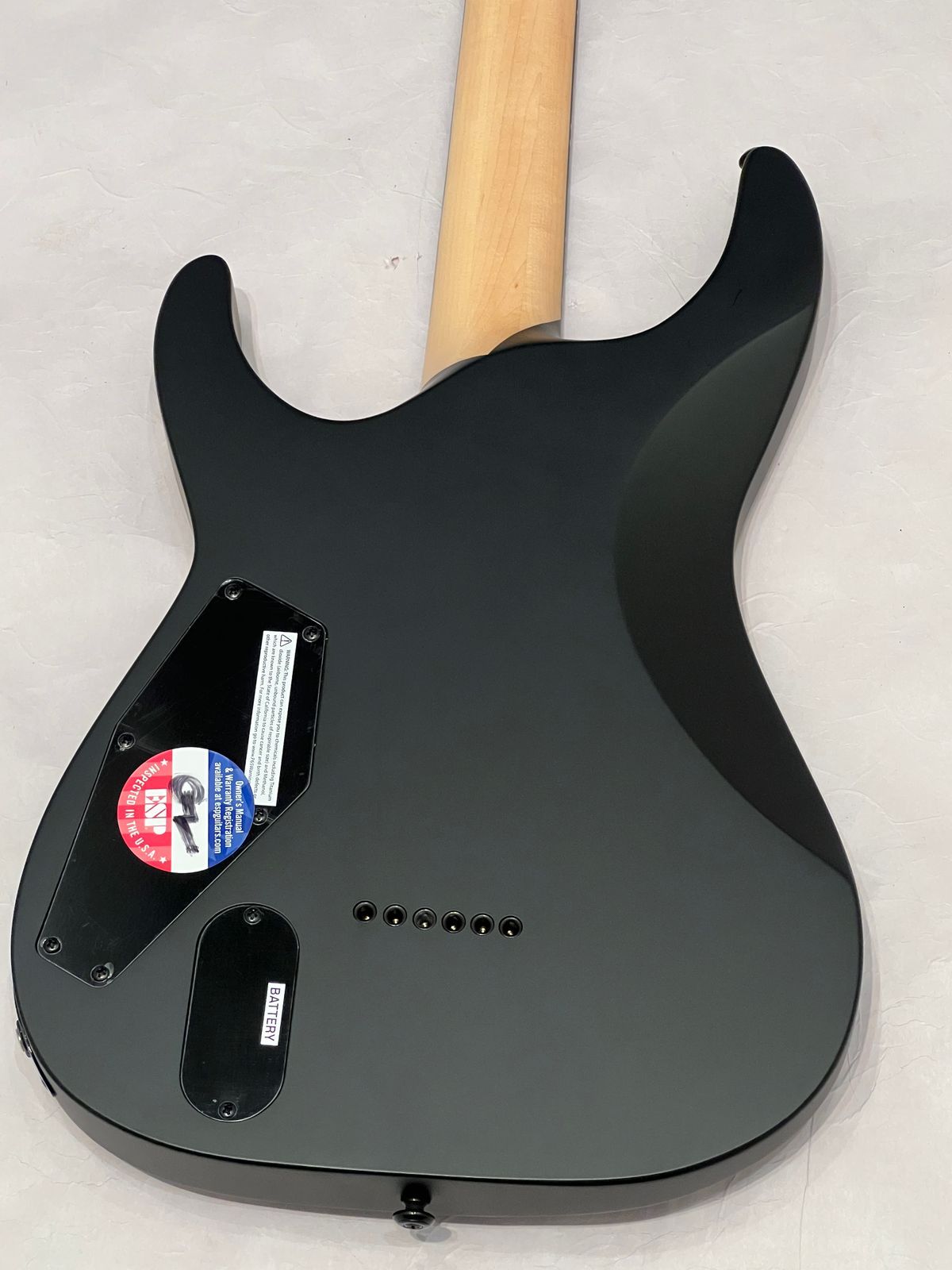 ESP LTD JL-600 Jeff Ling Signature 2024 Black Satin w Case New Overstock Closeout - Image 3