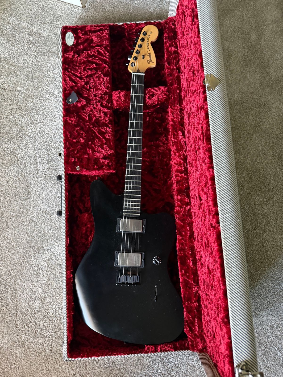 Fender Jim Root Artist Series Signature Jazzmaster 2014 - Present - Flat Black - Image 2