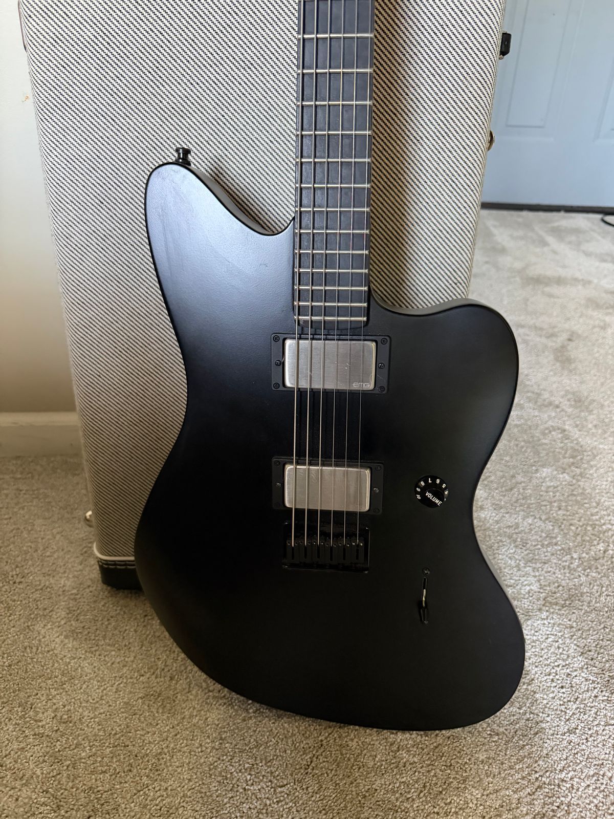 Fender Jim Root Artist Series Signature Jazzmaster 2014 - Present - Flat Black - Image 3