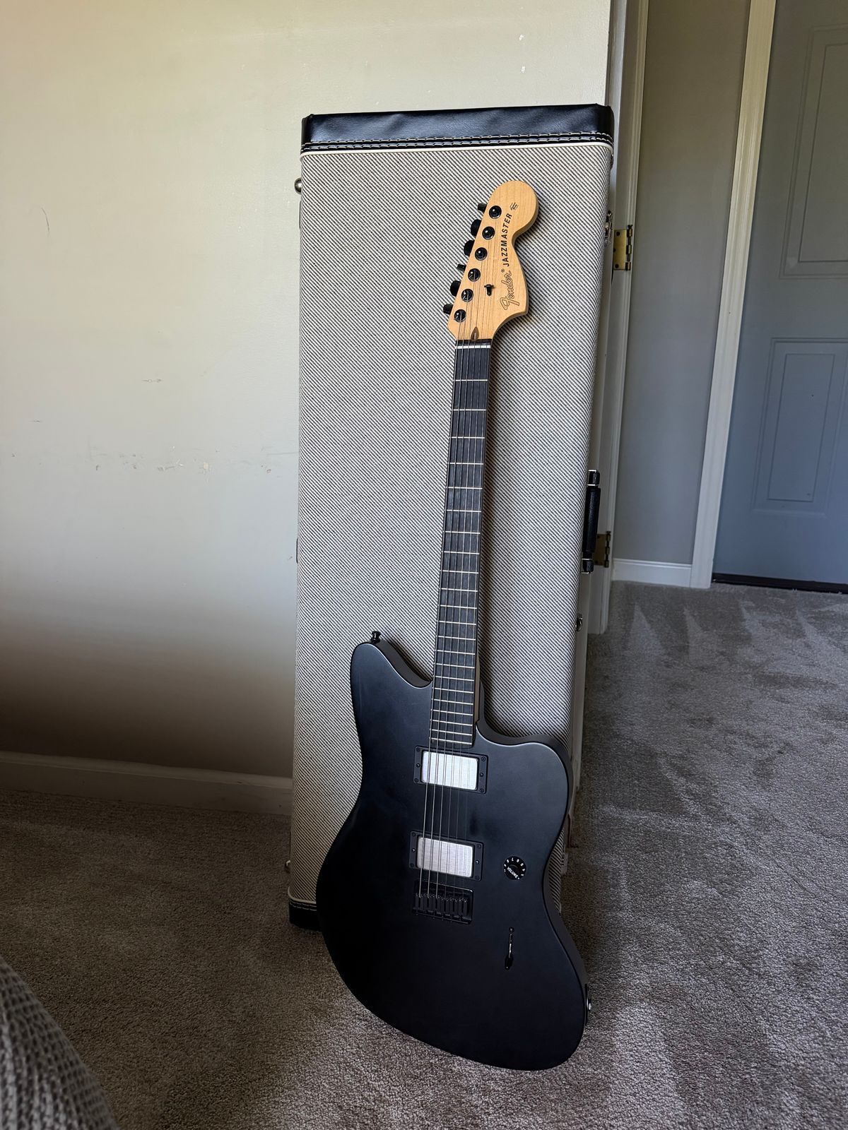 Fender Jim Root Artist Series Signature Jazzmaster 2014 - Present - Flat Black - Image 4