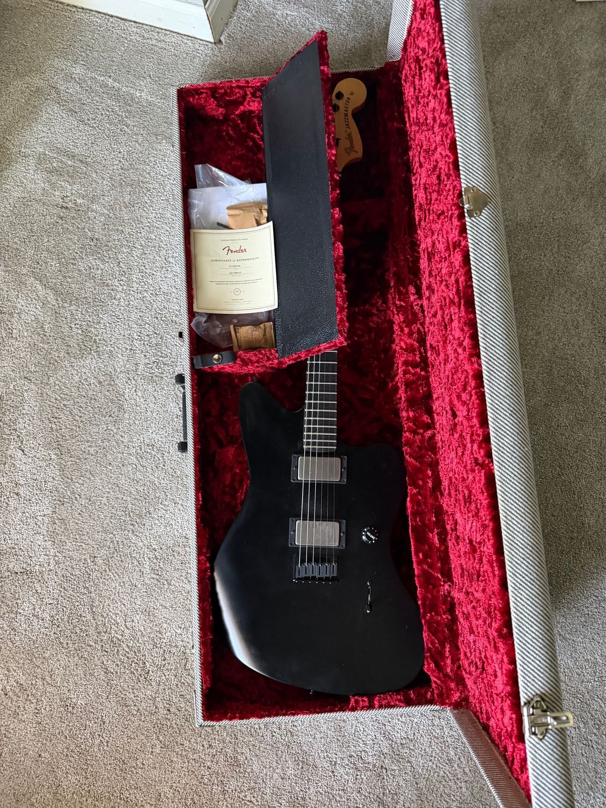 Fender Jim Root Artist Series Signature Jazzmaster 2014 - Present - Flat Black - Image 7