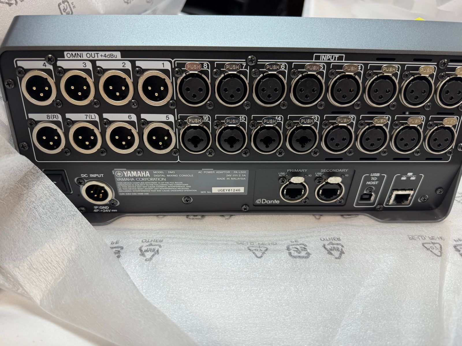 Yamaha DM3D DANTE - 22-Channel Digital Mixer - Image 2
