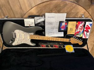 fender stratocaster deluxe strat plus 1990 - Pewter grey (original case candy)