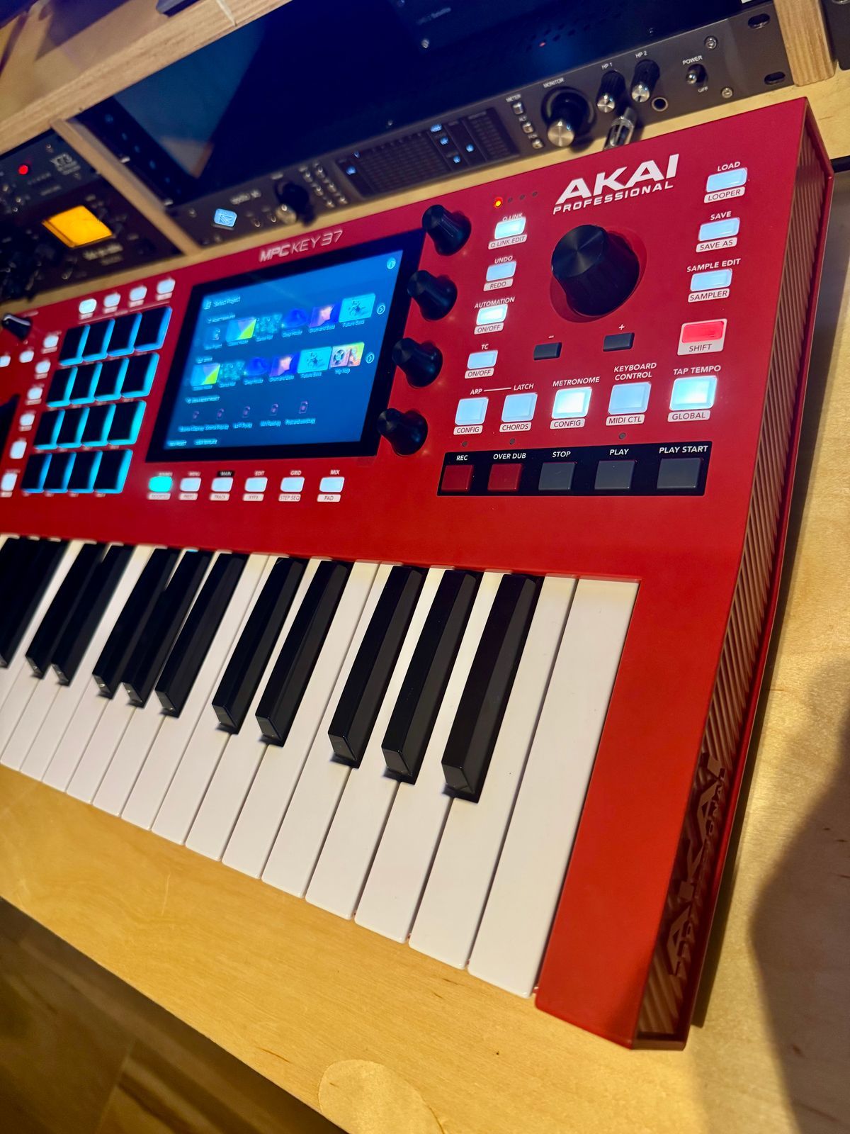 Akai MPC Key 37 Standalone Workstation Synthesizer 2024 - Present - Red - Image 2