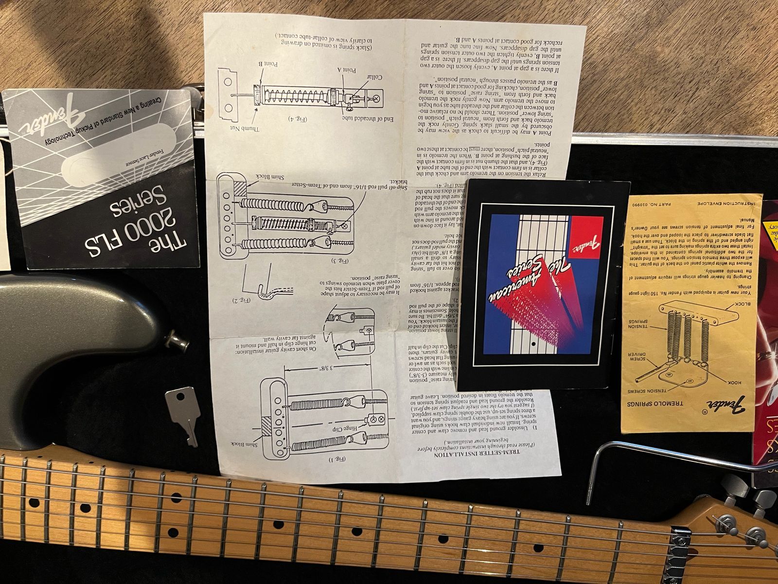 fender stratocaster deluxe strat plus 1990 - Pewter grey (original case candy) - Image 15