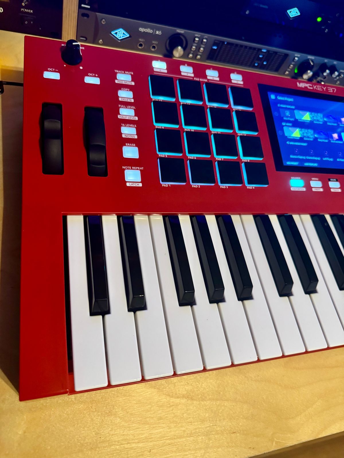 Akai MPC Key 37 Standalone Workstation Synthesizer 2024 - Present - Red - Image 3