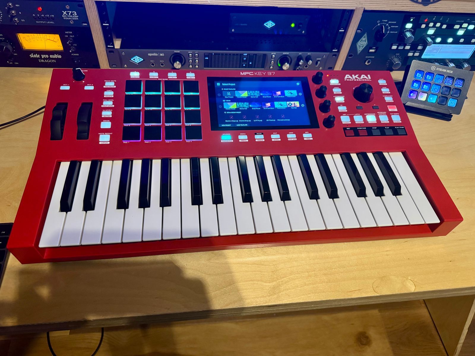 Akai MPC Key 37 Standalone Workstation Synthesizer 2024 - Present - Red - Image 6