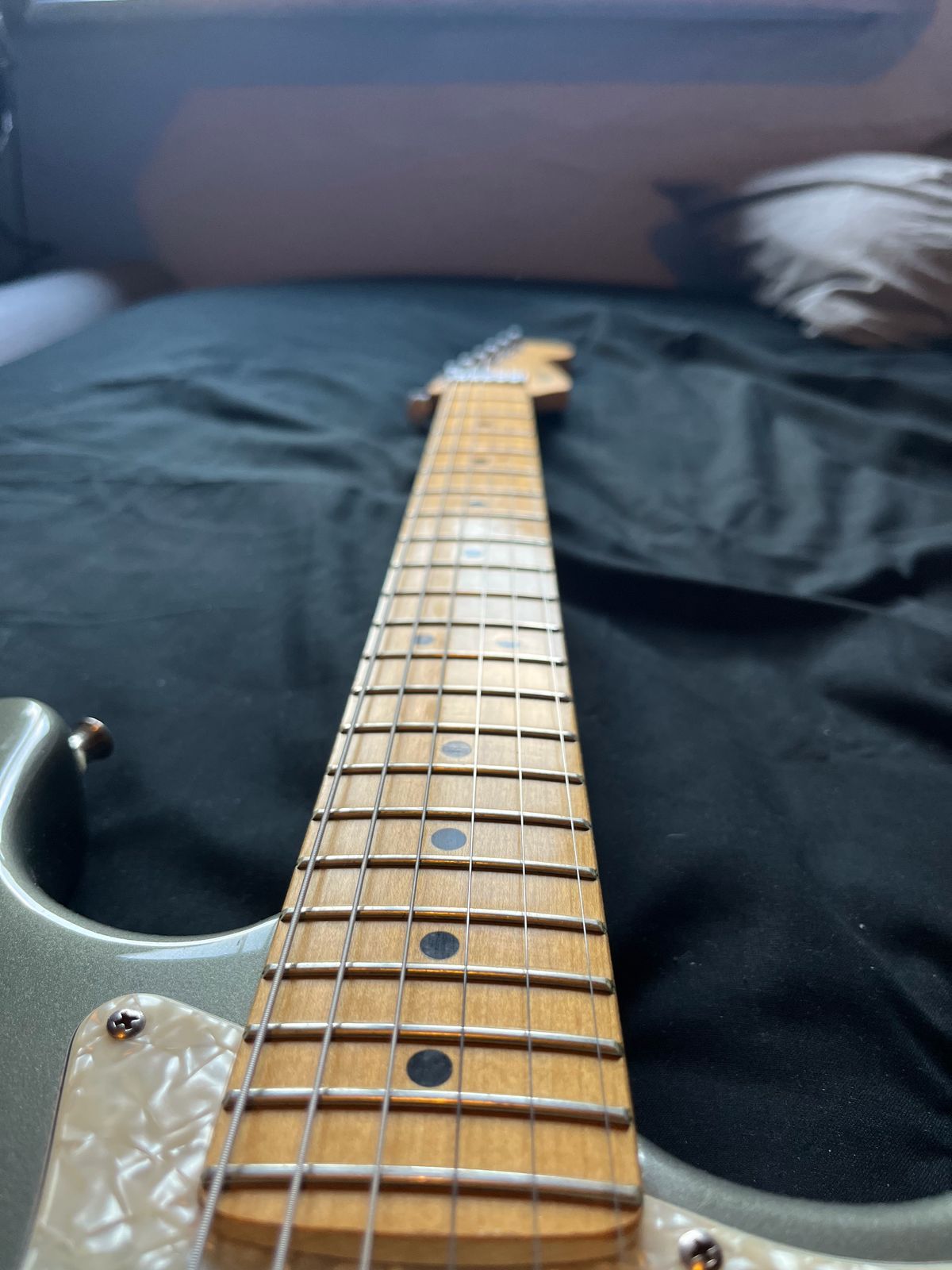 fender stratocaster deluxe strat plus 1990 - Pewter grey (original case candy) - Image 8