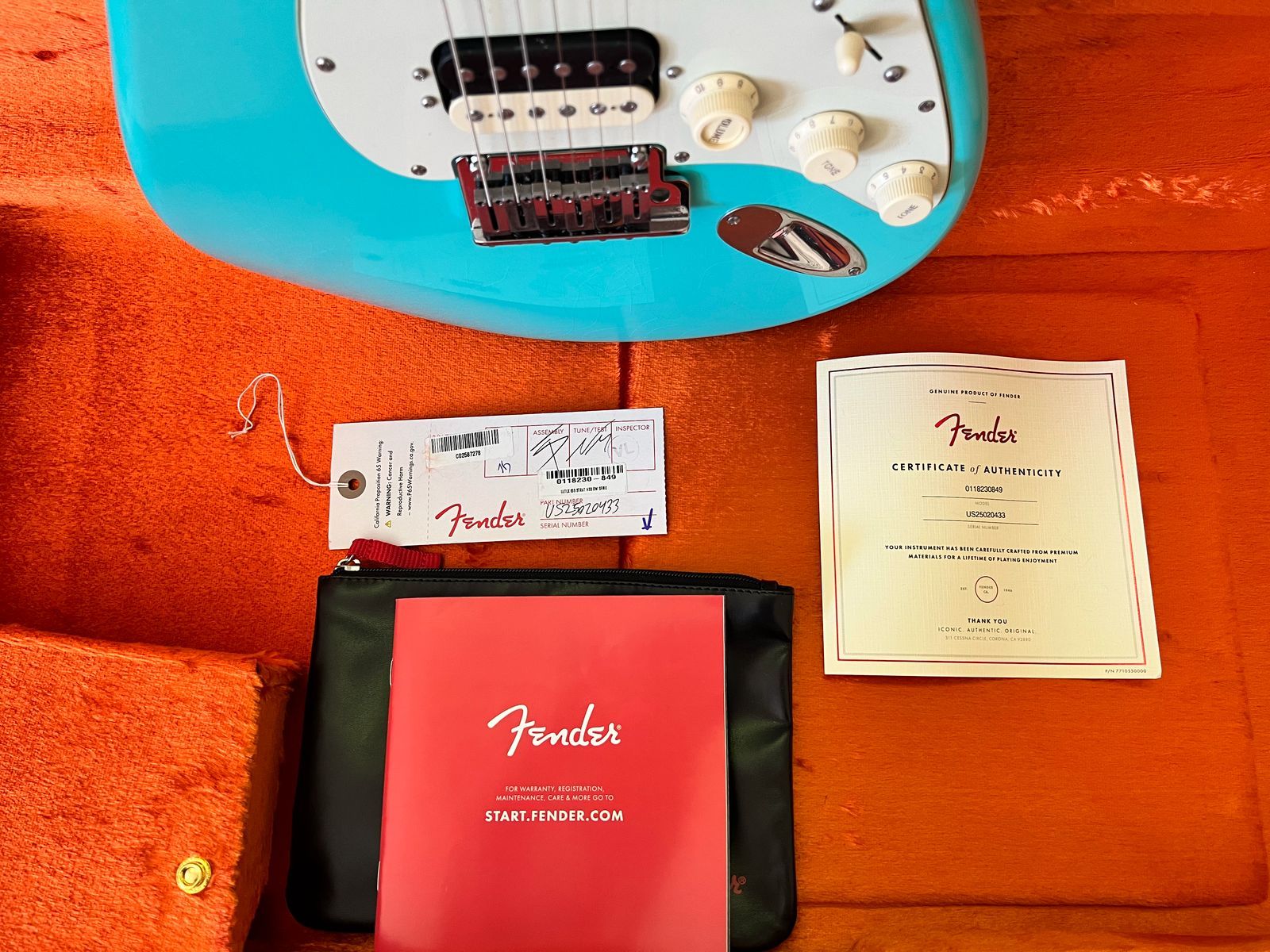 Fender American Ultra Luxe Vintage '60s Stratocaster HSS 2025 - Sea Foam Green (7.8 pounds) - Image 13