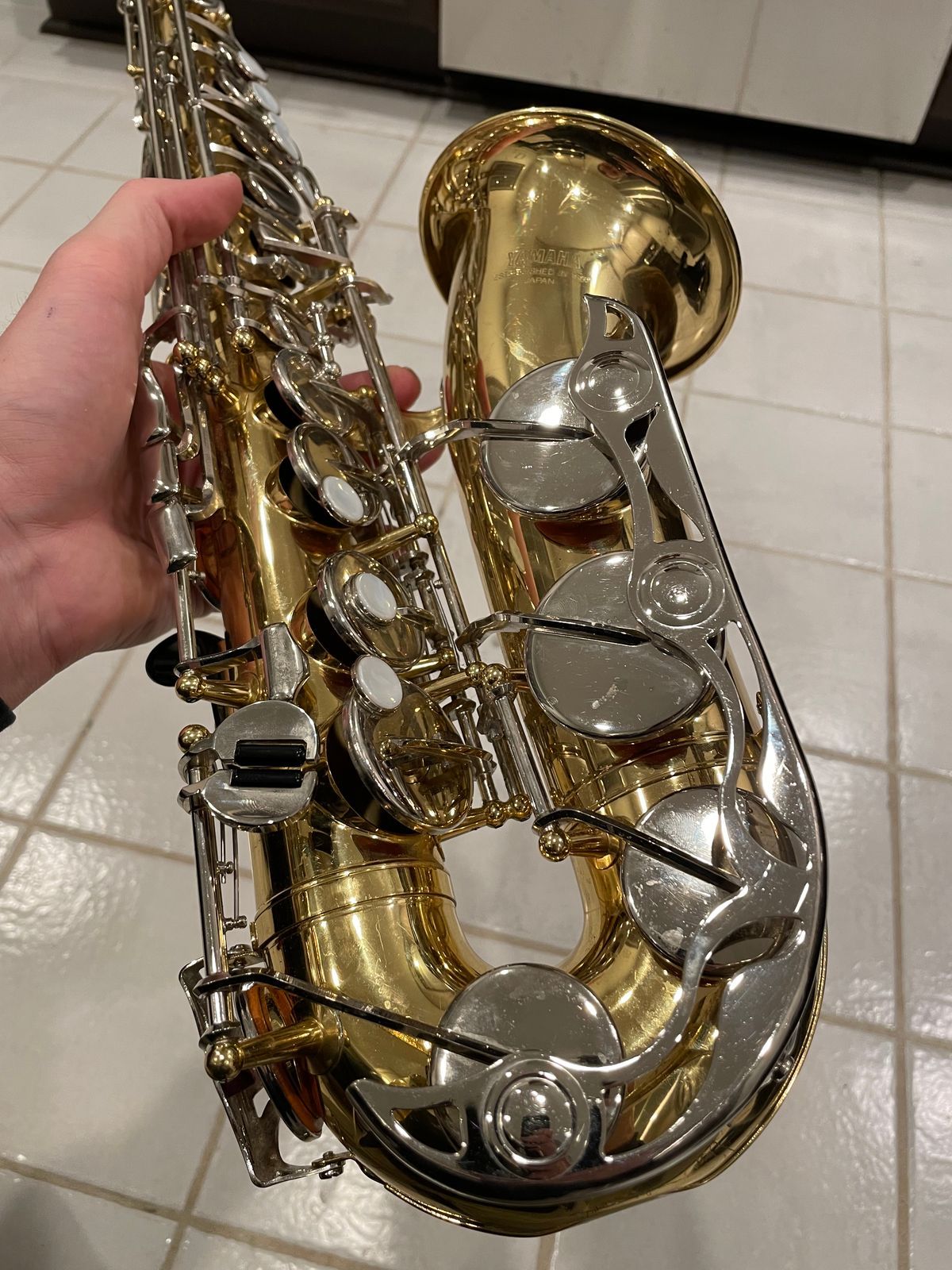 Yamaha YAS-23 Alto Saxophone 2000s - Brass (Ready to Play) - Image 3