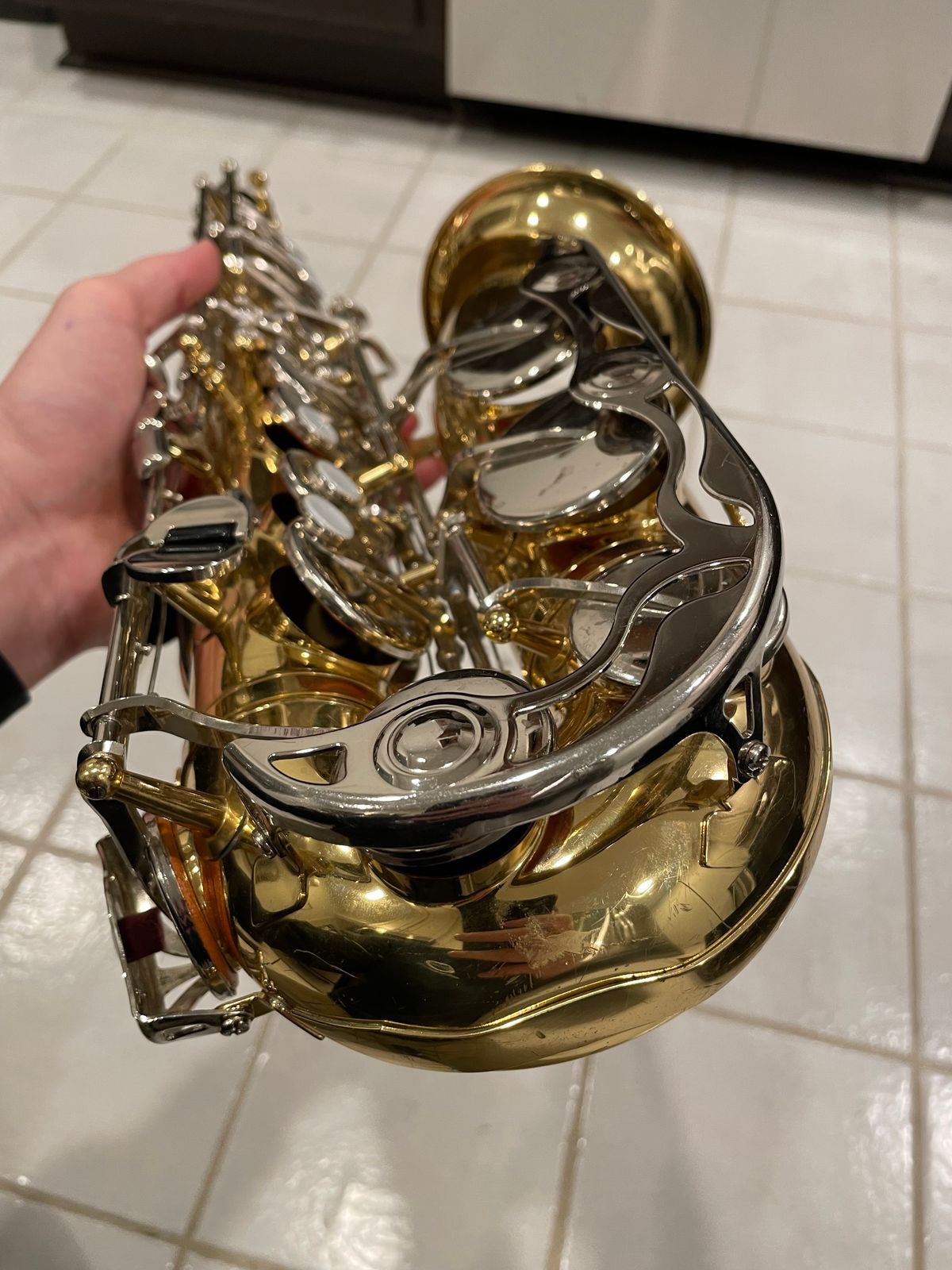 Yamaha YAS-23 Alto Saxophone 2000s - Brass (Ready to Play) - Image 4