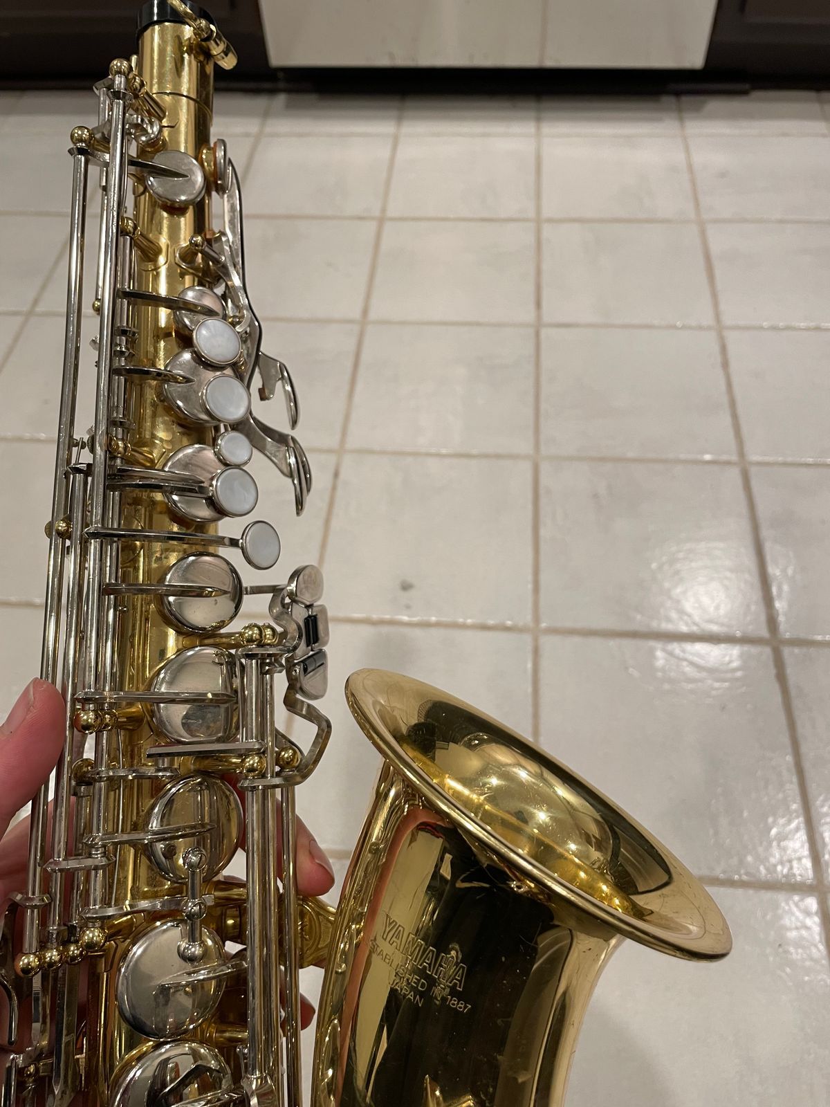 Yamaha YAS-23 Alto Saxophone 2000s - Brass (Ready to Play) - Image 5