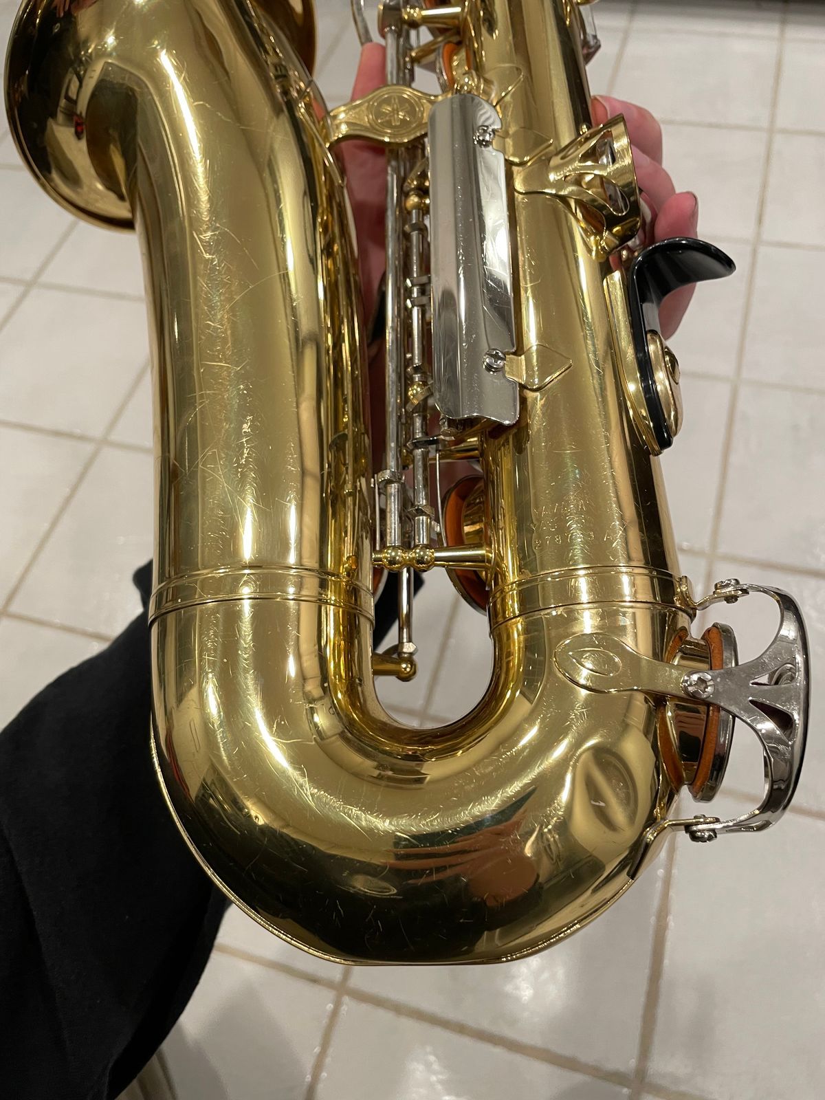 Yamaha YAS-23 Alto Saxophone 2000s - Brass (Ready to Play) - Image 7