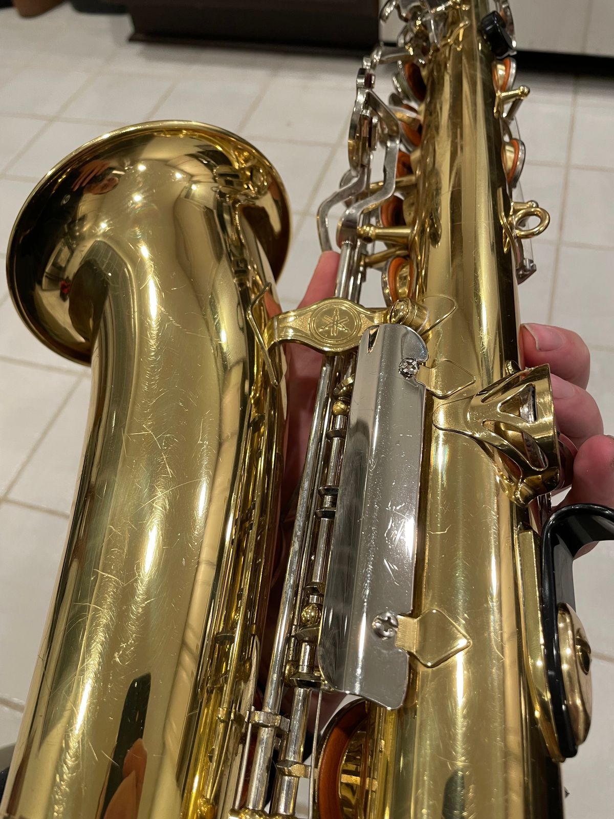 Yamaha YAS-23 Alto Saxophone 2000s - Brass (Ready to Play) - Image 8