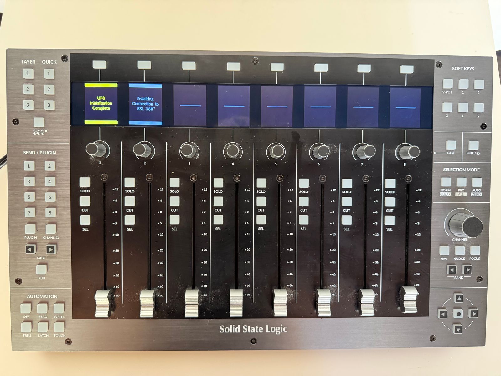 Solid State Logic SSL UF8 DAW Controller 2021 - Present - Black - Image 2