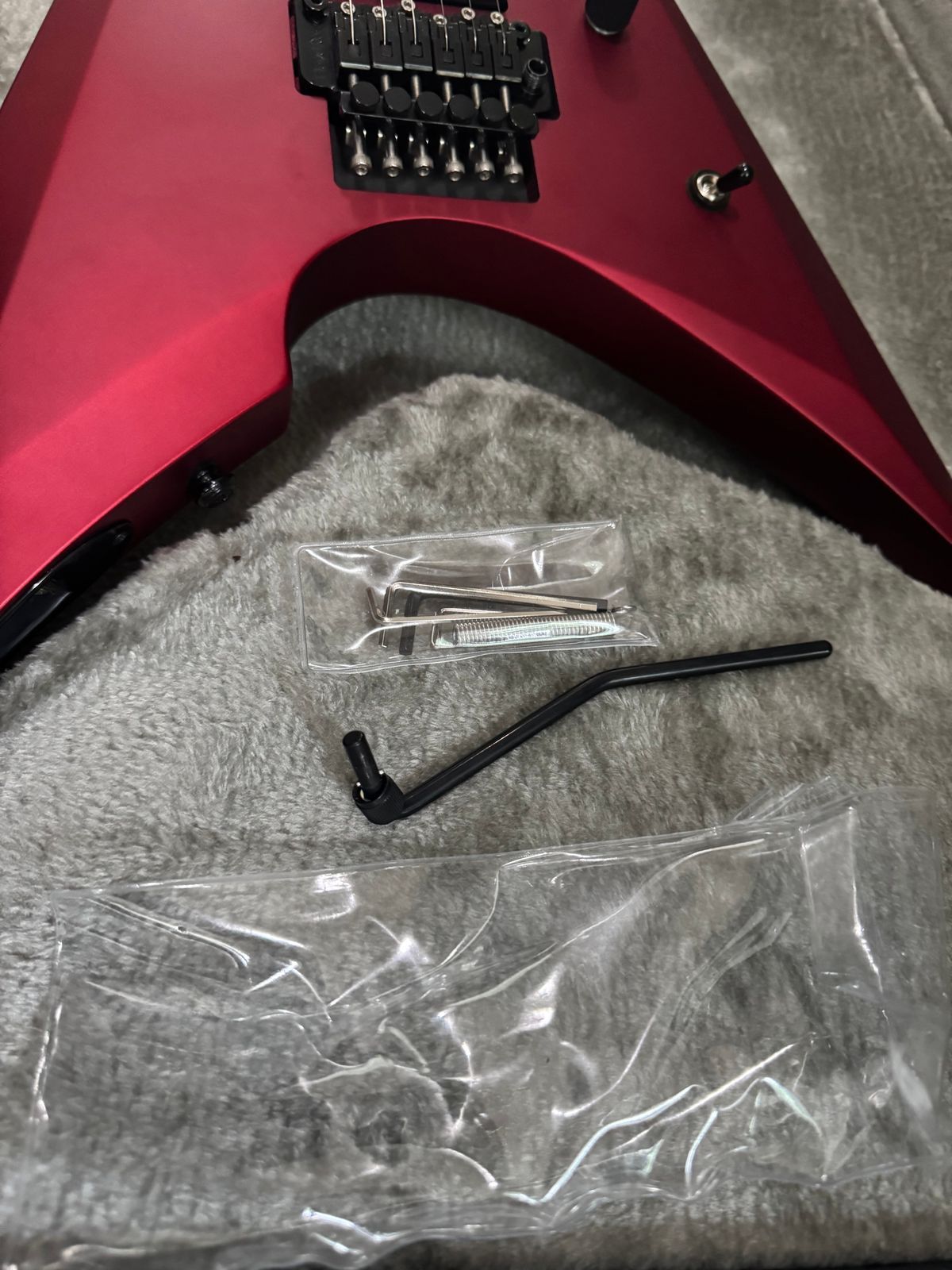 ESP LTD Arrow-1000 2021 - Present Candy Apple Red Satin - Image 14