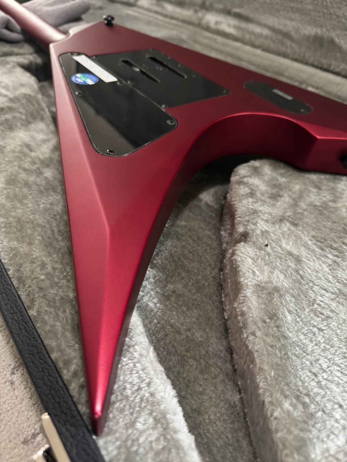 ESP LTD Arrow-1000 2021 - Present Candy Apple Red Satin - Image 7