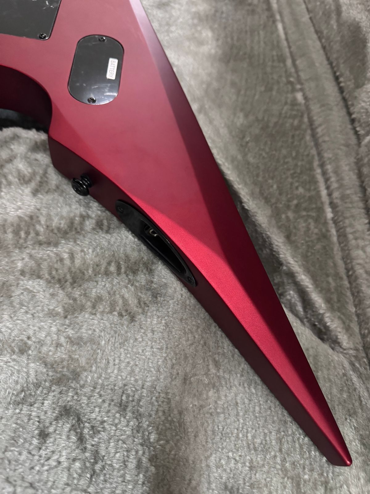 ESP LTD Arrow-1000 2021 - Present Candy Apple Red Satin - Image 8