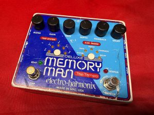 Electro-Harmonix Deluxe Memory Man Tap Tempo with Panasonic MN3005 Chip 2010s - Blue