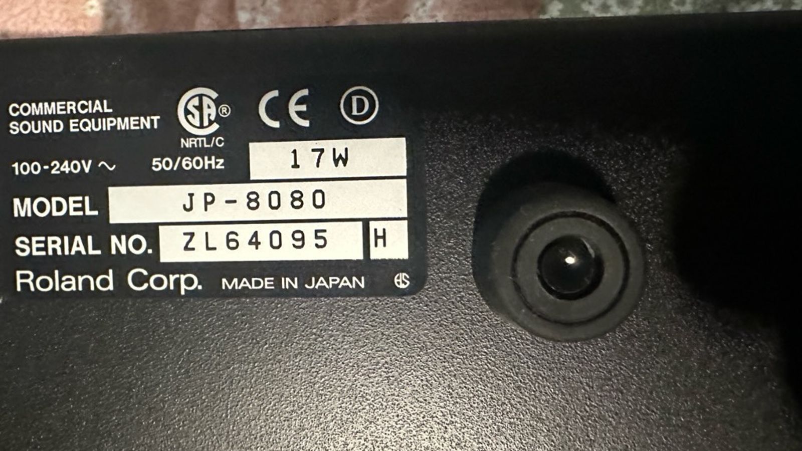 "Roland JP-8080 Synthesizer Module w/ SmartMedia Memory Card" - Image 9